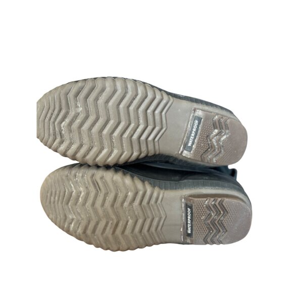 Sorel Womens Snow Boots size 5 Cheyanne Winter Duck Lace Black Suede - Picture 7 of 9